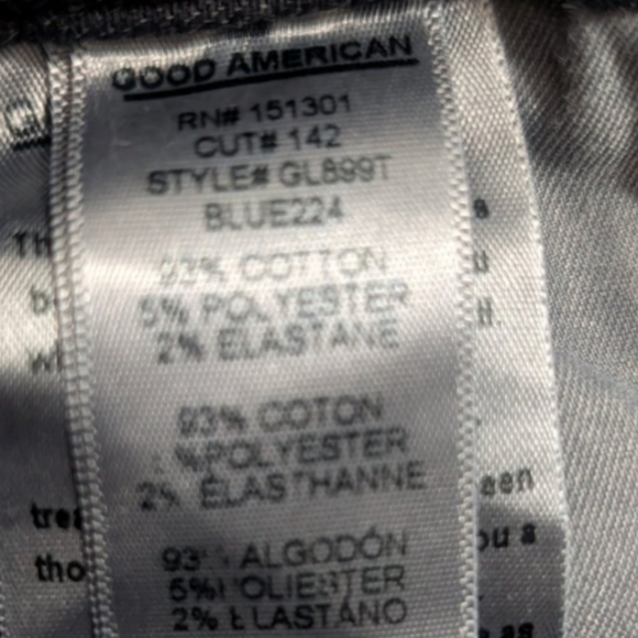 Good American Good Legs Skinny Jeans Blue224 Size 28 EUC - Picture 11 of 11